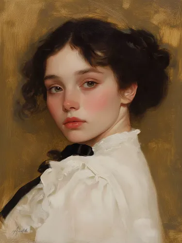 Portrait de jeune femme